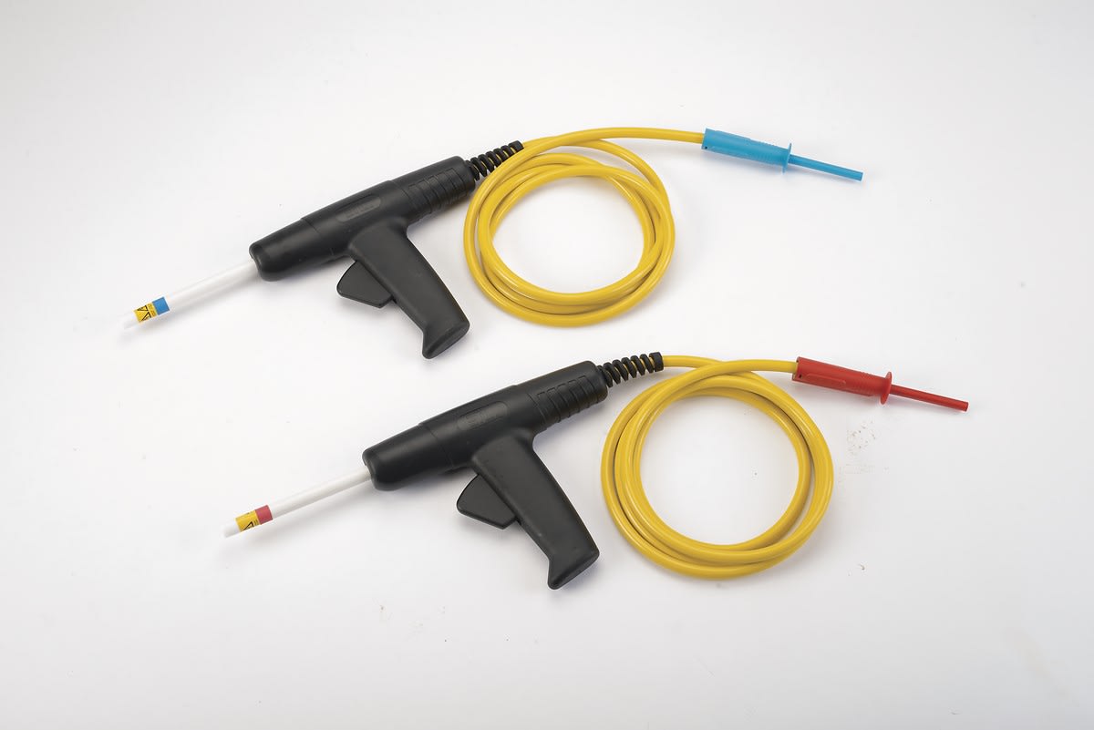 Chauvin-Arnoux - Sonde de test HT forme pistolet câble 2m jeu de 2