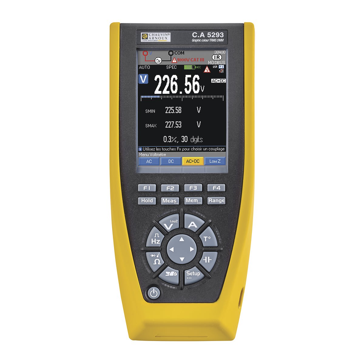 Chauvin-Arnoux - CA 5293 Multimètre graphique TRMS 100kps 200KHz USB