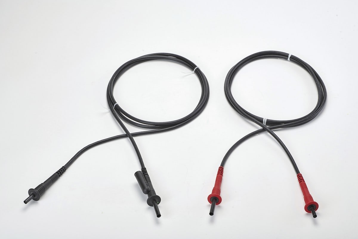 Chauvin-Arnoux - Jeu de deux cordons HT de Mesure Simplifiés