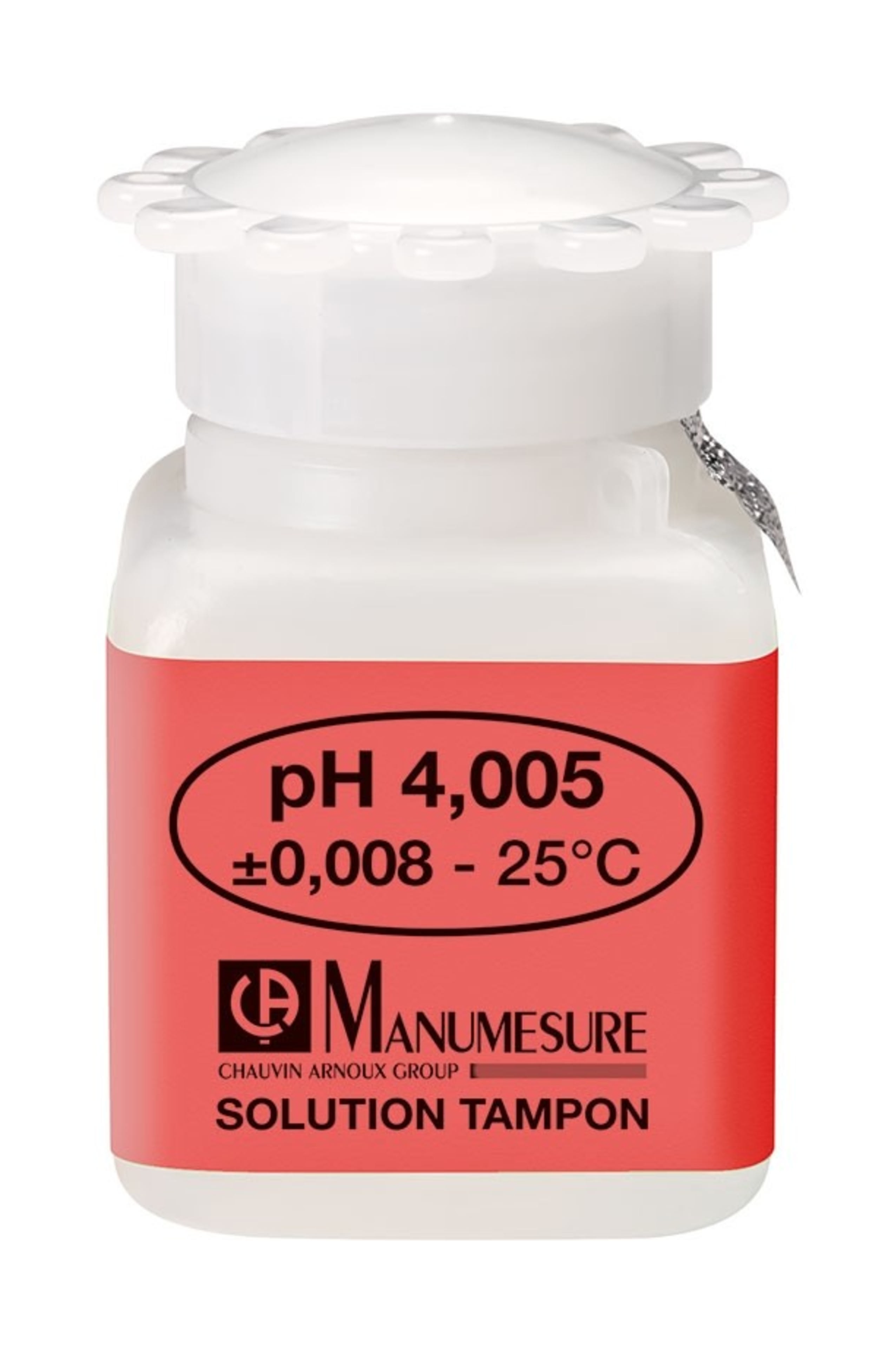 Chauvin-Arnoux - Tampon pH cert. COFRAC pH 4,005 lot de 10