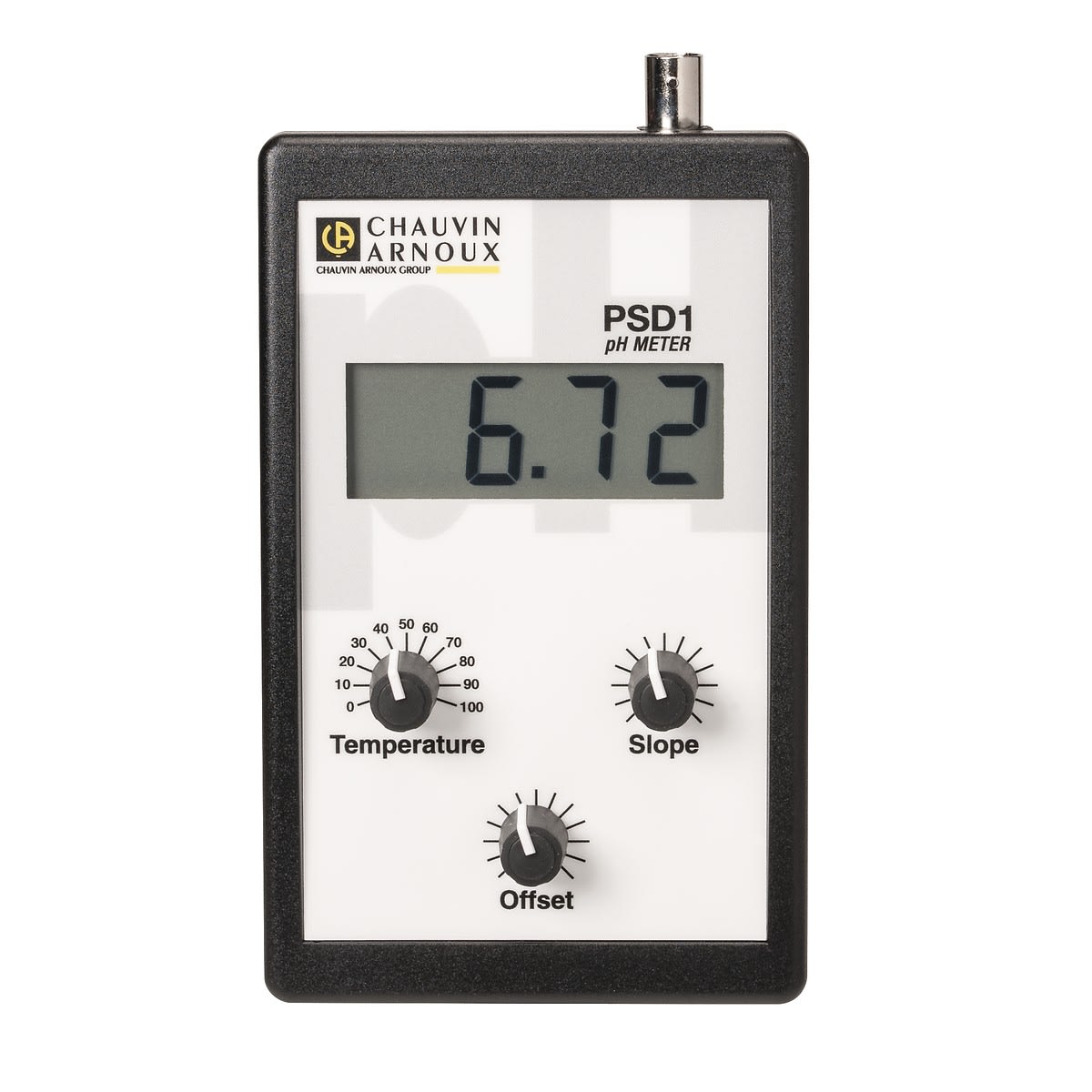 Chauvin-Arnoux - pH-metre de table PSD1, comp. T et étalonnage manuel