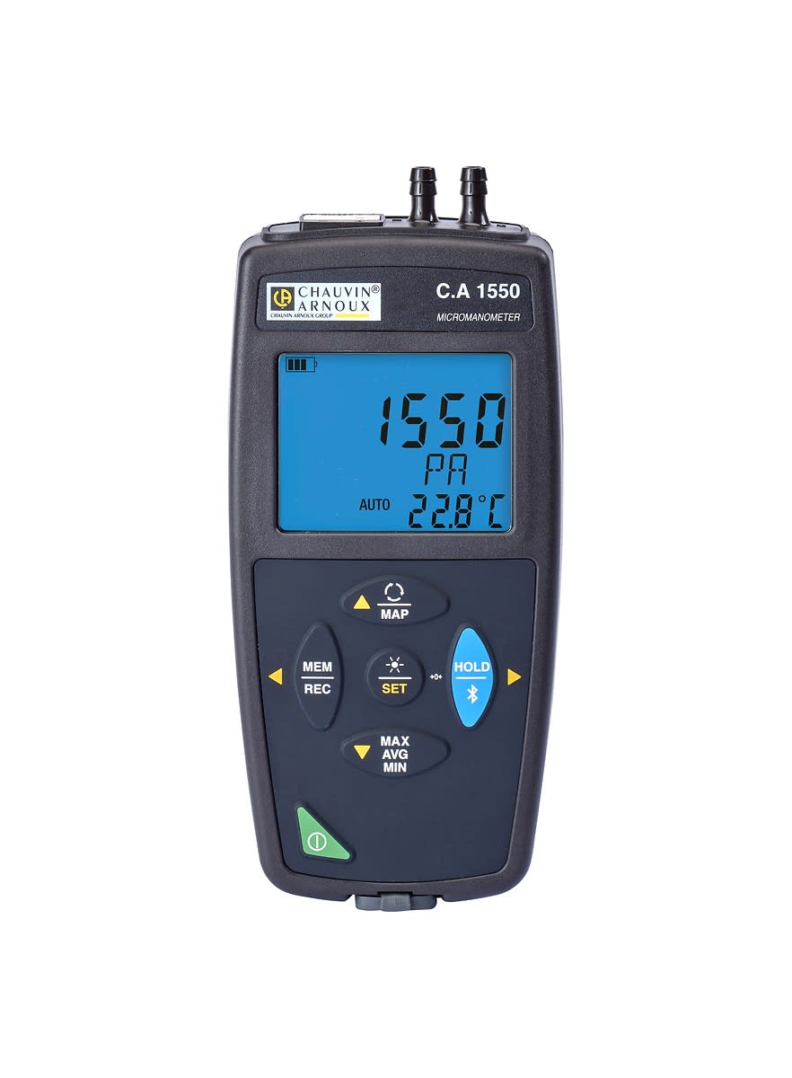 Chauvin-Arnoux - CA 1550 Micromanomètre enregistreur USB BT
