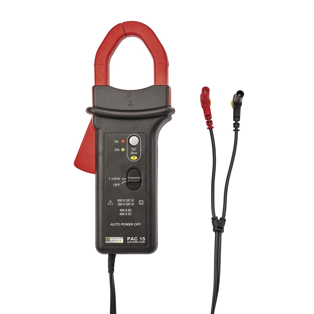 Chauvin-Arnoux - Pince ampèremétrique AC-DC PAC15 Sortie tension
