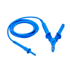 Chauvin-Arnoux - Cordon 5kV avec pince croco HT bleue, longueur 15m