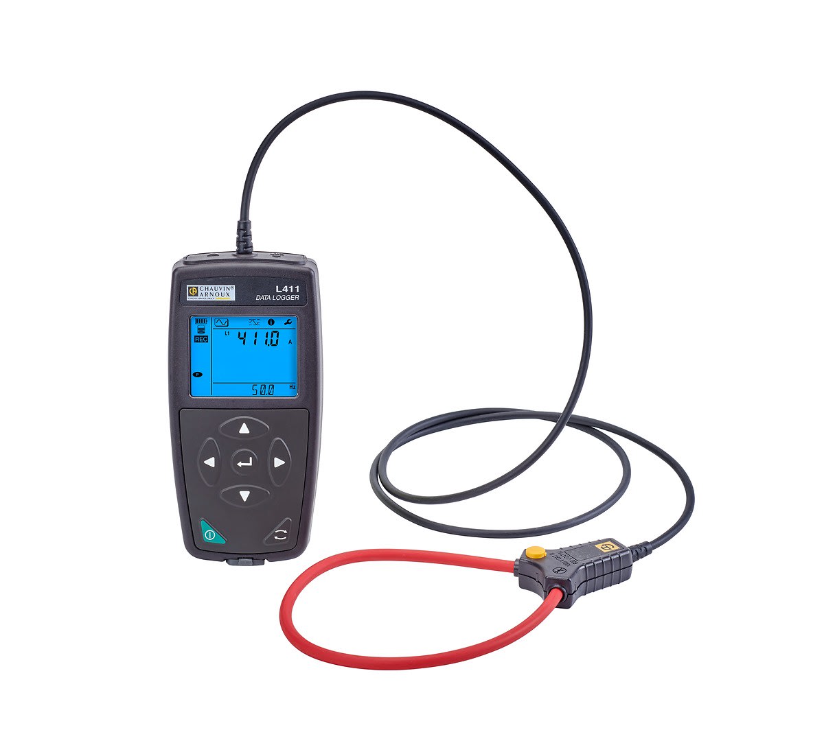 Chauvin-Arnoux - Enregistreur 1 voie de courant AC avec capteur de courant solidaire