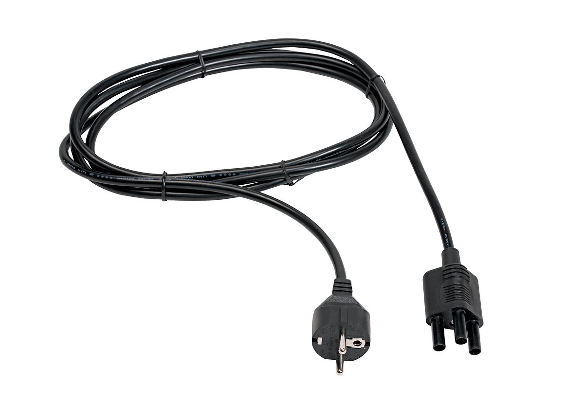 Chauvin-Arnoux - Cordon de test 2P+T EURO pour contrôleur CA 6113, CA 6116N, CA 6117