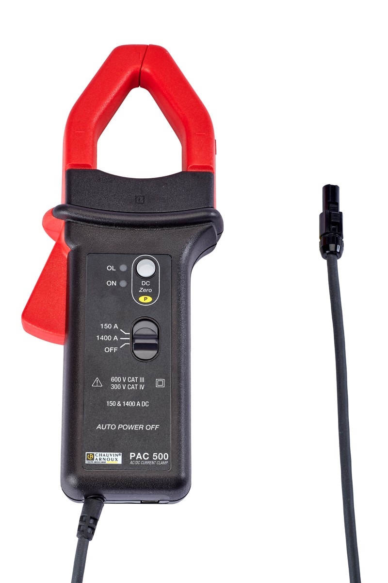 Chauvin-Arnoux - Pince ampèremétrique AC-DC pour analyseur FTV500