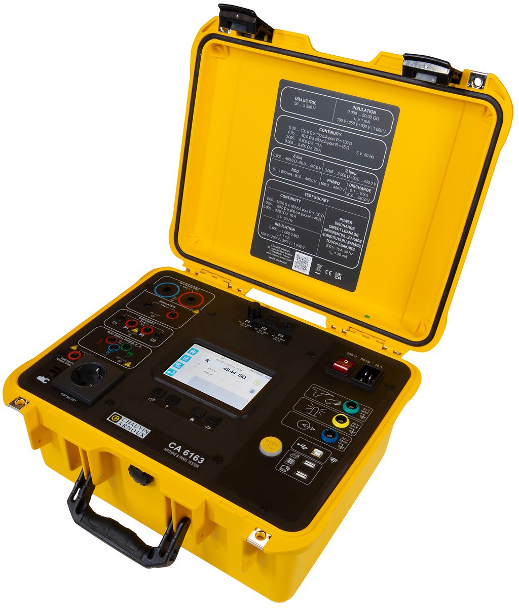 Chauvin-Arnoux - CA 6163 Contrôleur machine tableau multifonction