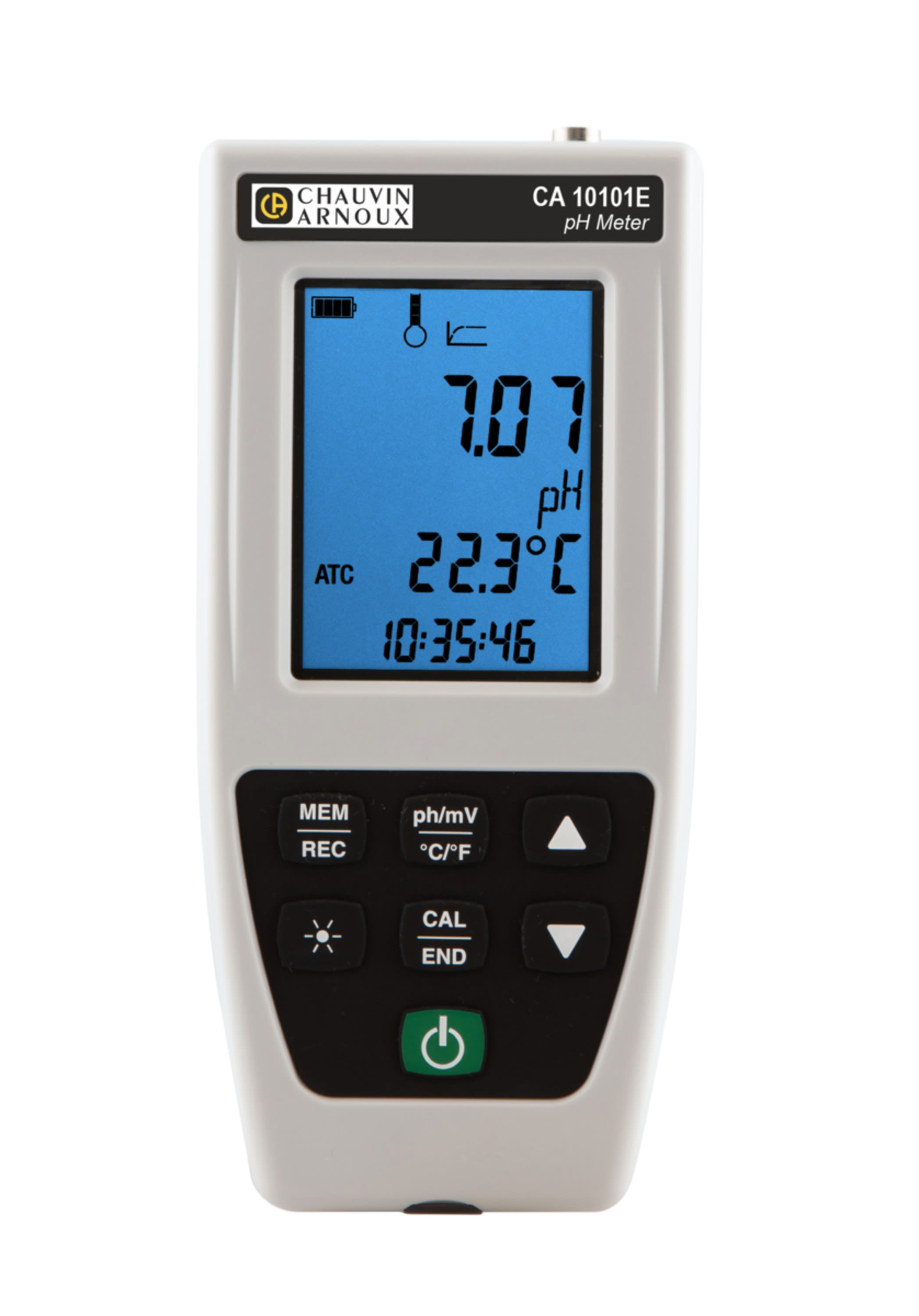 Chauvin-Arnoux - CA 10101E pH-mètre de laboratoire avec sorties analogiques