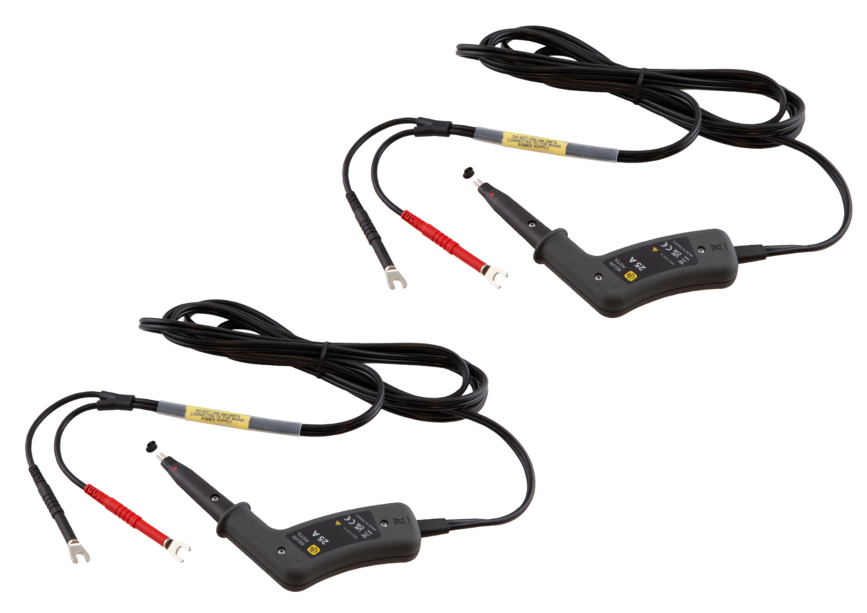 Chauvin-Arnoux - Jeu de 2 pointes kelvin 25A, format pistolet