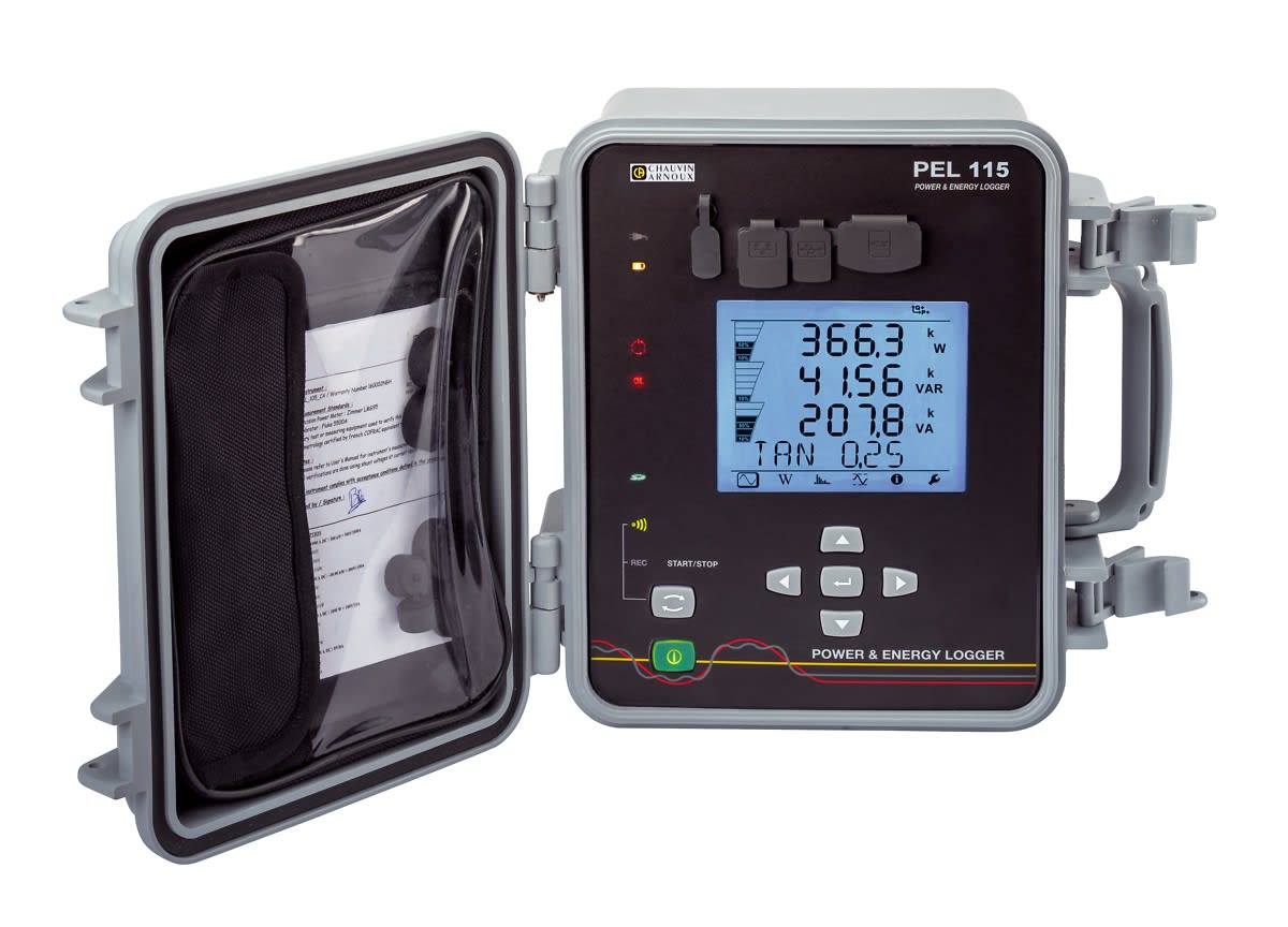 Chauvin-Arnoux - PEL115 Enregistreur de puissance et d'énergie triphasé