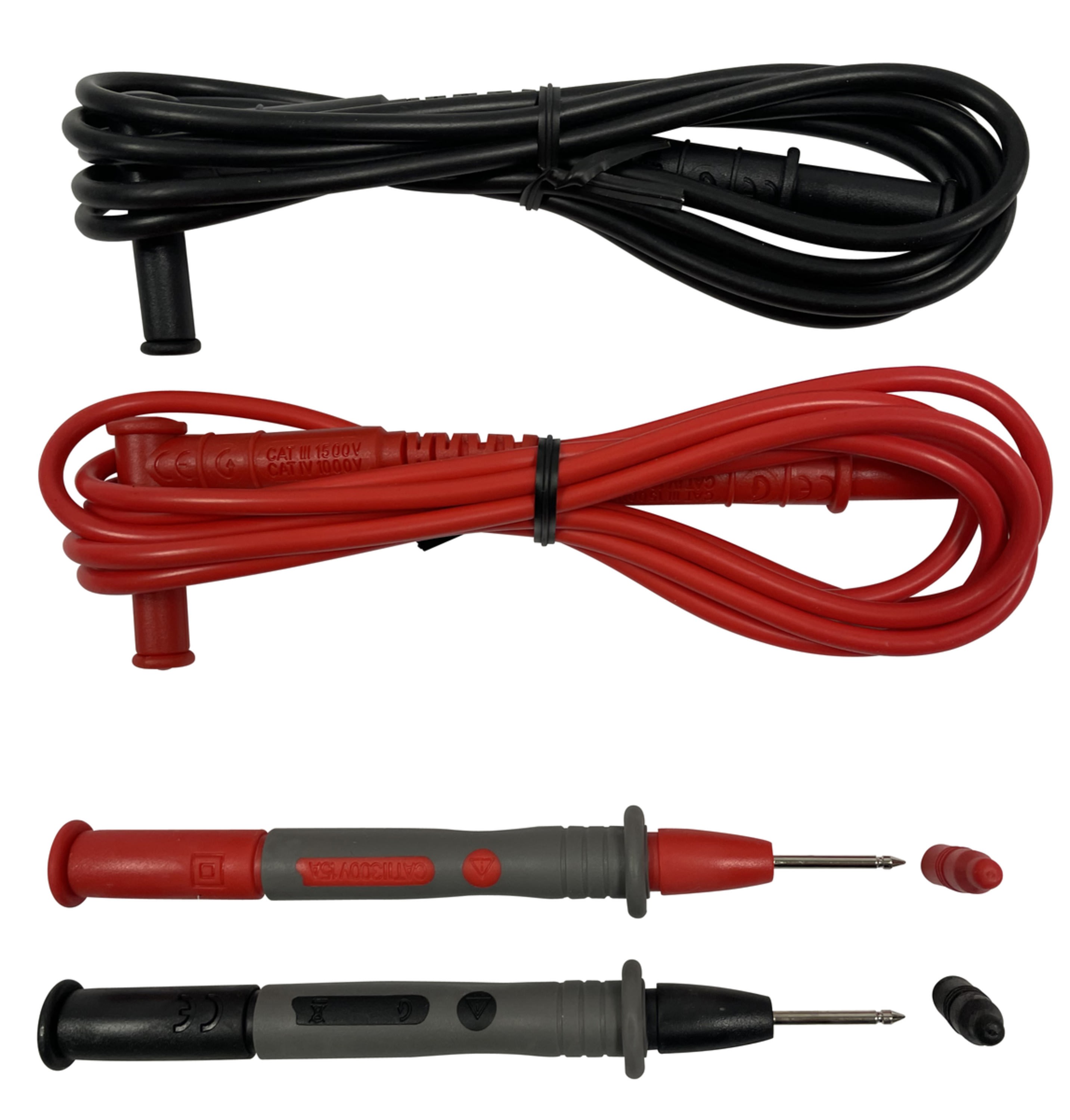 Chauvin-Arnoux - Ensemble cordons et pointes de touche D2 pour multimètre