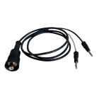 Chauvin-Arnoux - Cordon raccord électrode S7 vers 2 bananes 2 mm