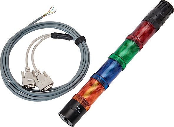 Chauvin-Arnoux - Tour 4 lampes rouge/verte/bleu/orange pour contrôleur CA 6165