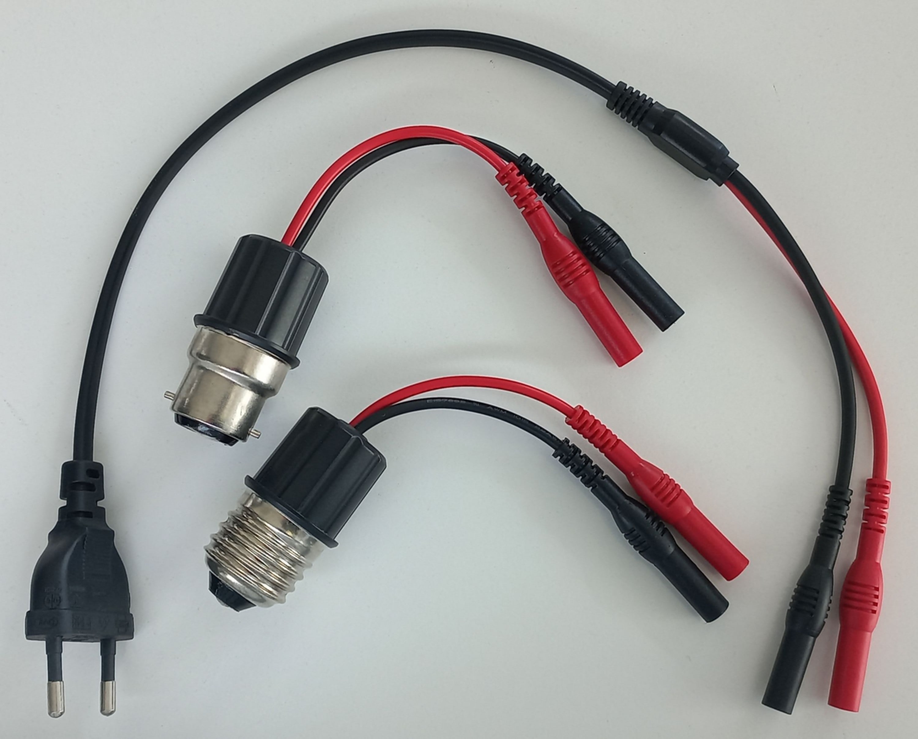 Chauvin-Arnoux - Kit adaptateurs mesure pour B22, E27, 2P_PH/N