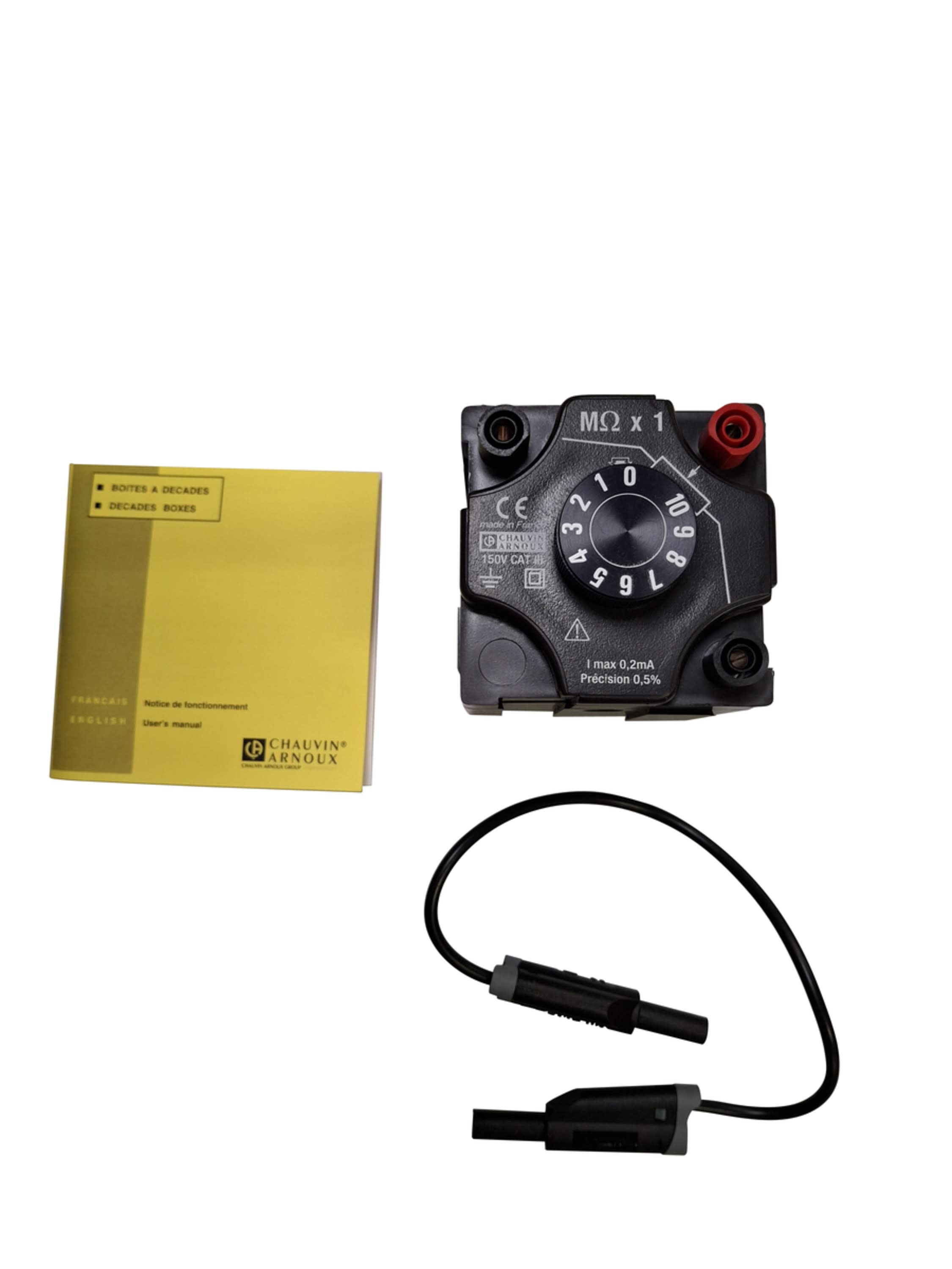 Chauvin-Arnoux - Boite à décade Résistance 1 M à 10 MOhm par pas de 1 MOhm