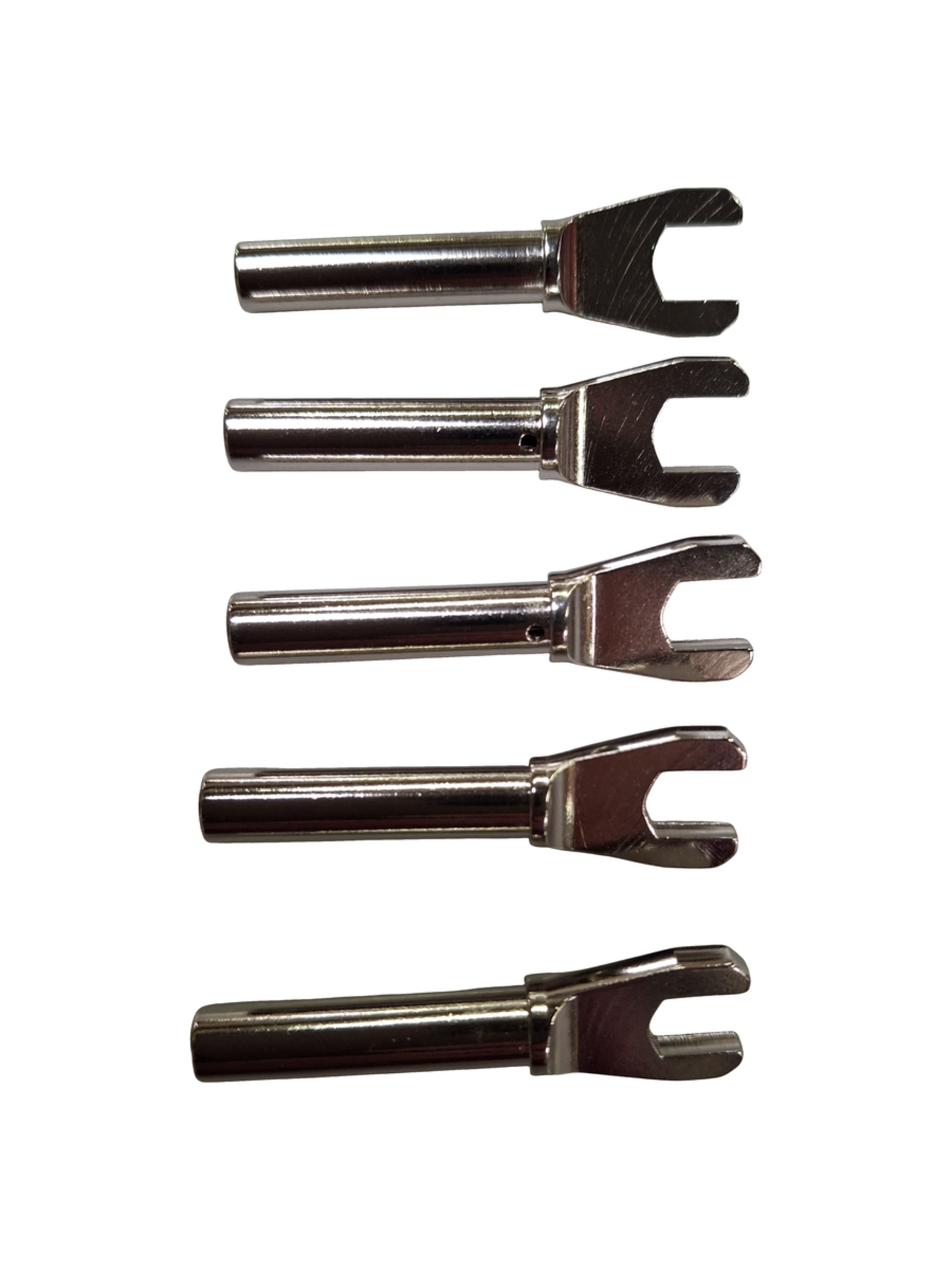 Chauvin-Arnoux - Lot de 5 adaptateurs cosse-fourches pour bornes à visser