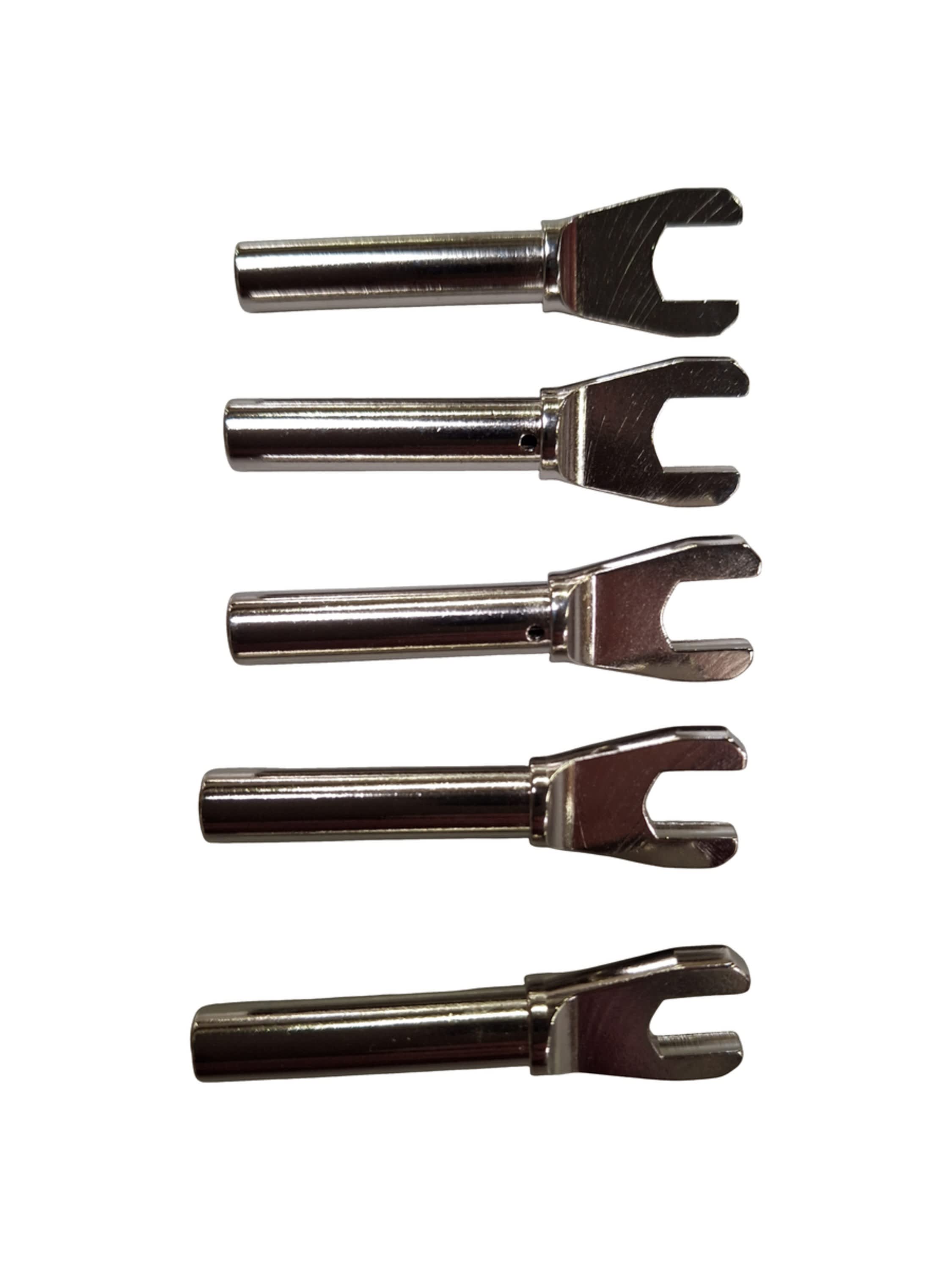 Chauvin-Arnoux - Lot de 5 adaptateurs cosse-fourches pour bornes à visser