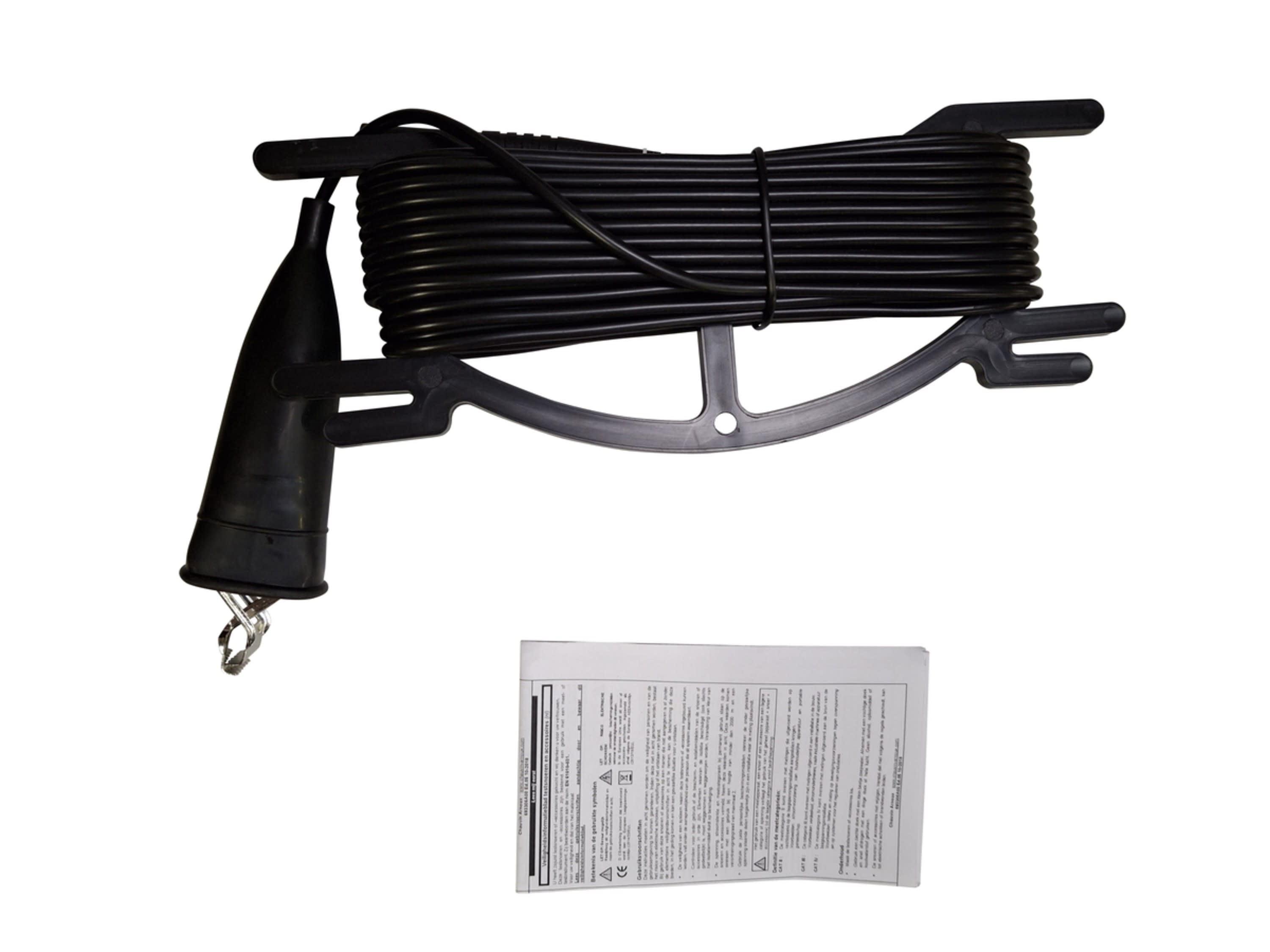 Chauvin-Arnoux - Enrouleur en H avec 10m de fil noir avec pince ressort