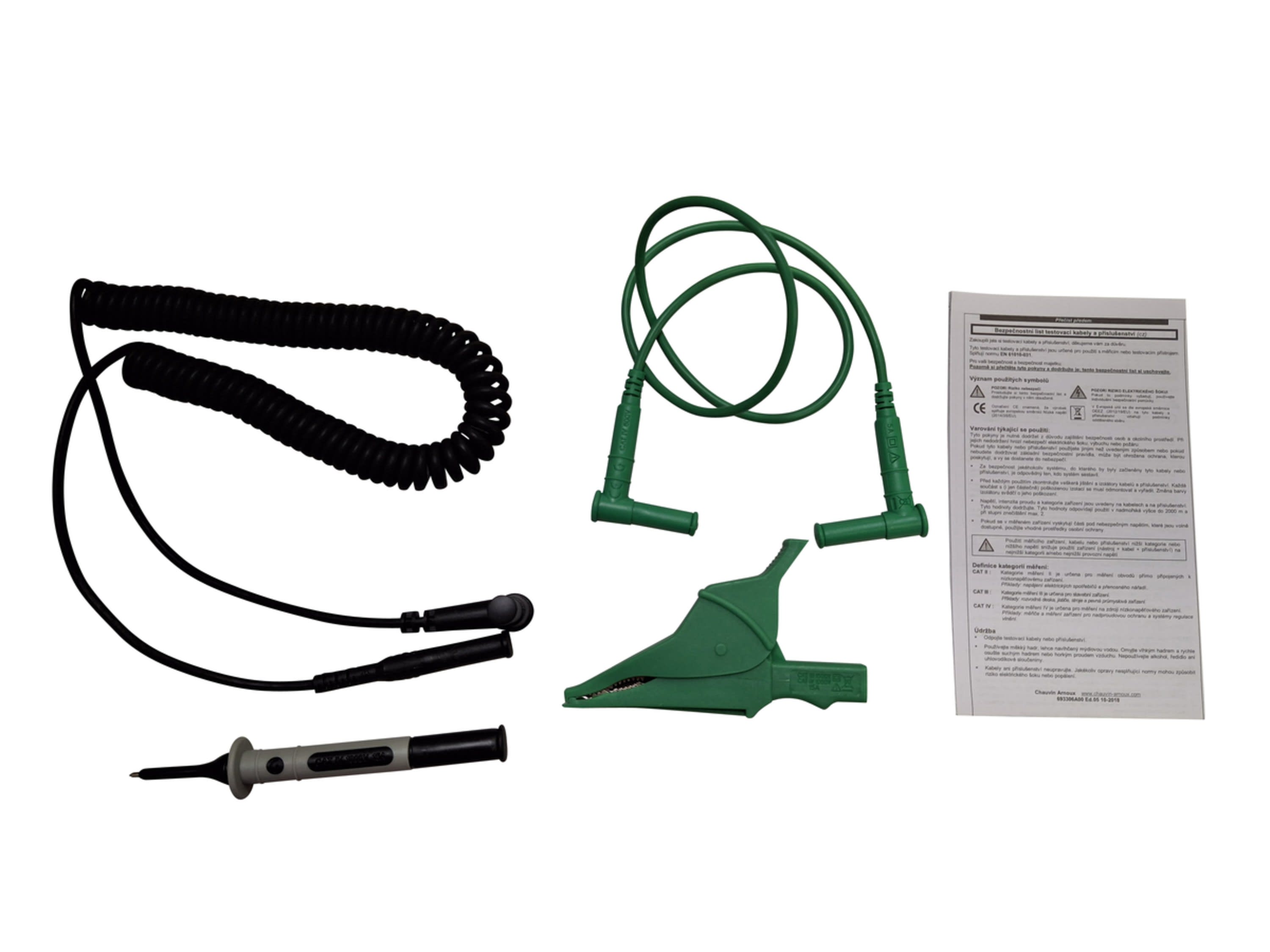 Chauvin-Arnoux - Accessoires de rechange pour le contrôleur de continuité CA 6011