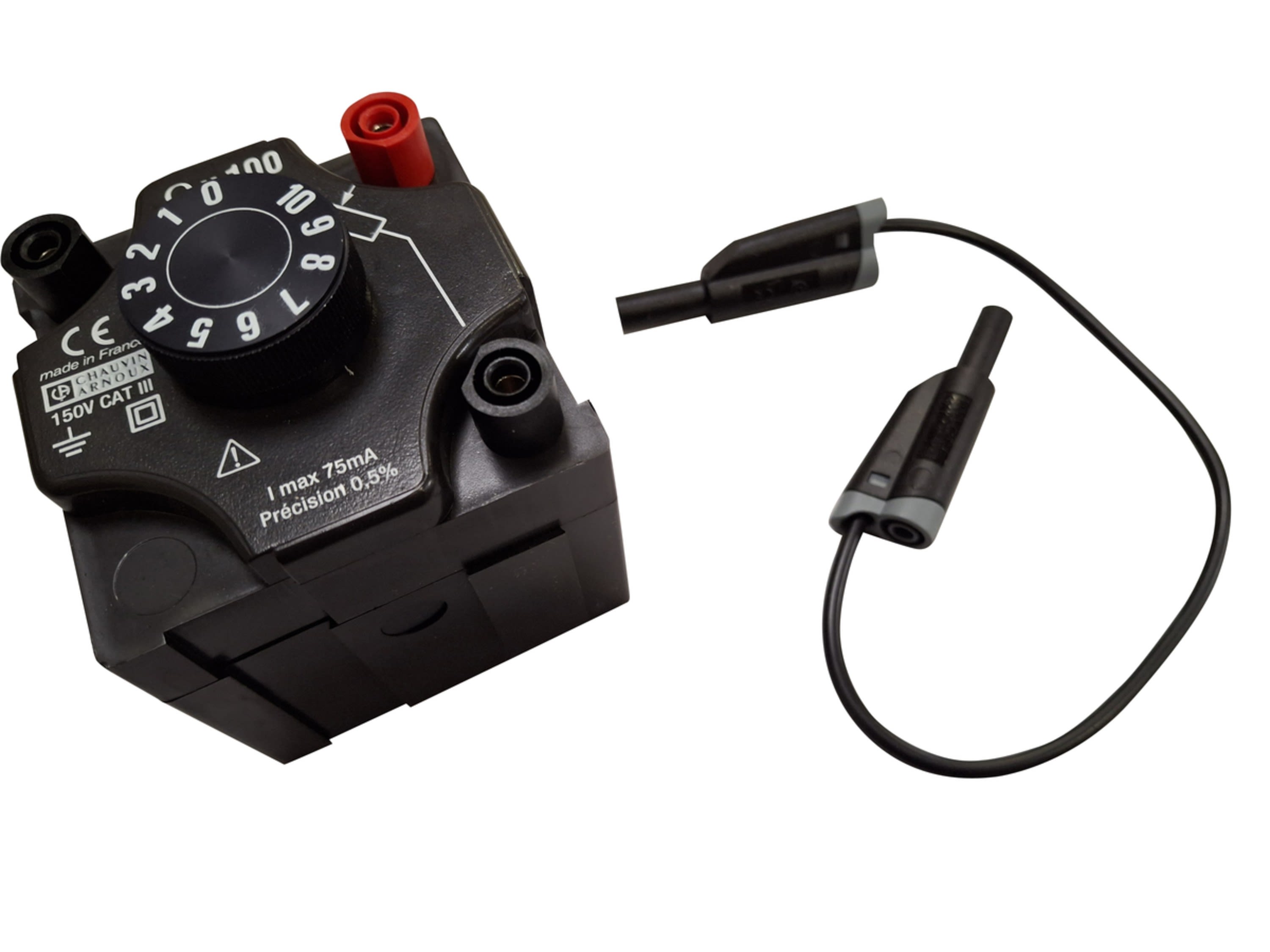 Chauvin-Arnoux - Boite à décade Résistance 0,1 k à 1 kOhm par pas de 100 Ohm