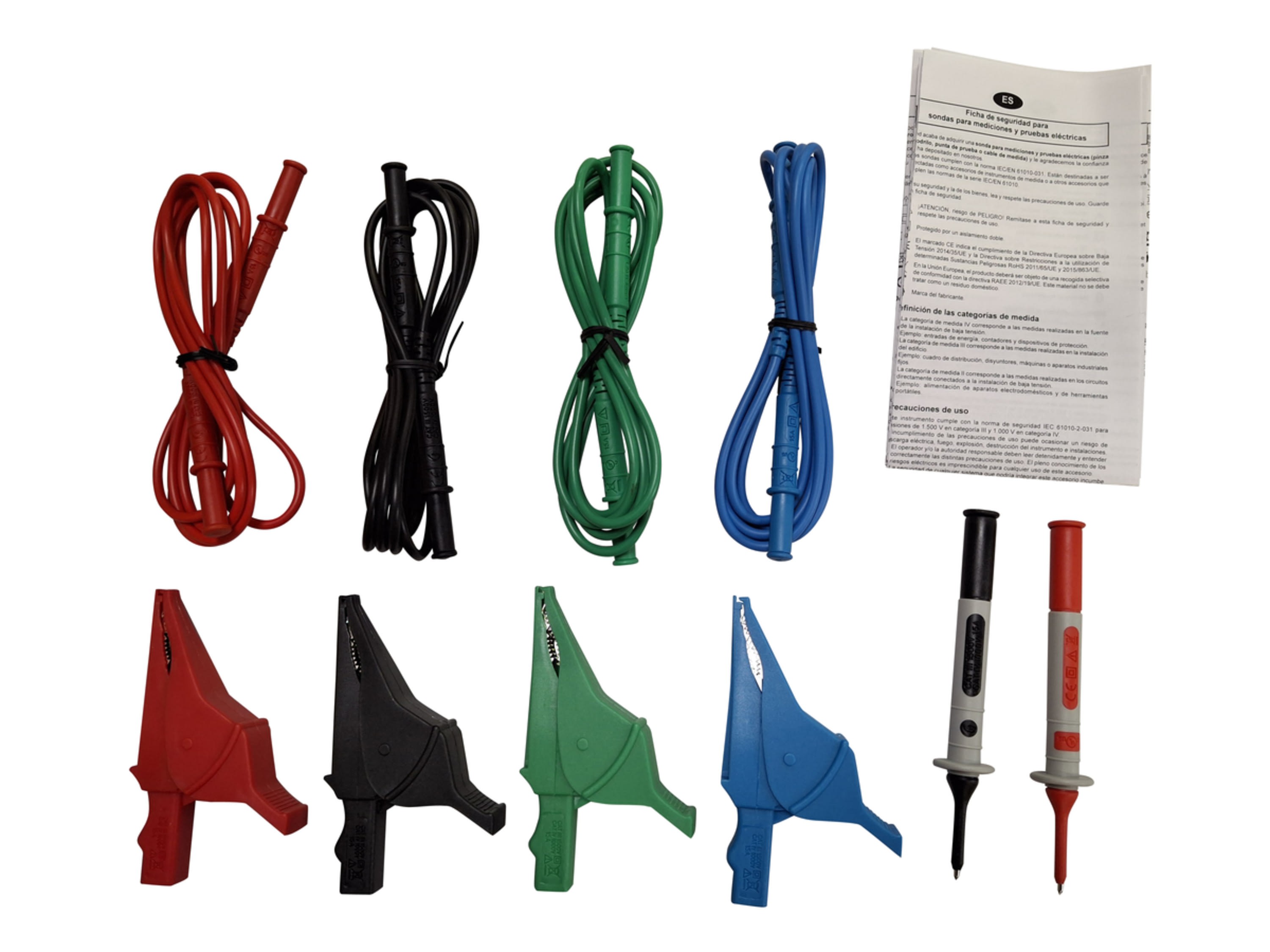 Chauvin-Arnoux - Kit d'accessoires pour mesure continuité pour contrôleur CA 647x