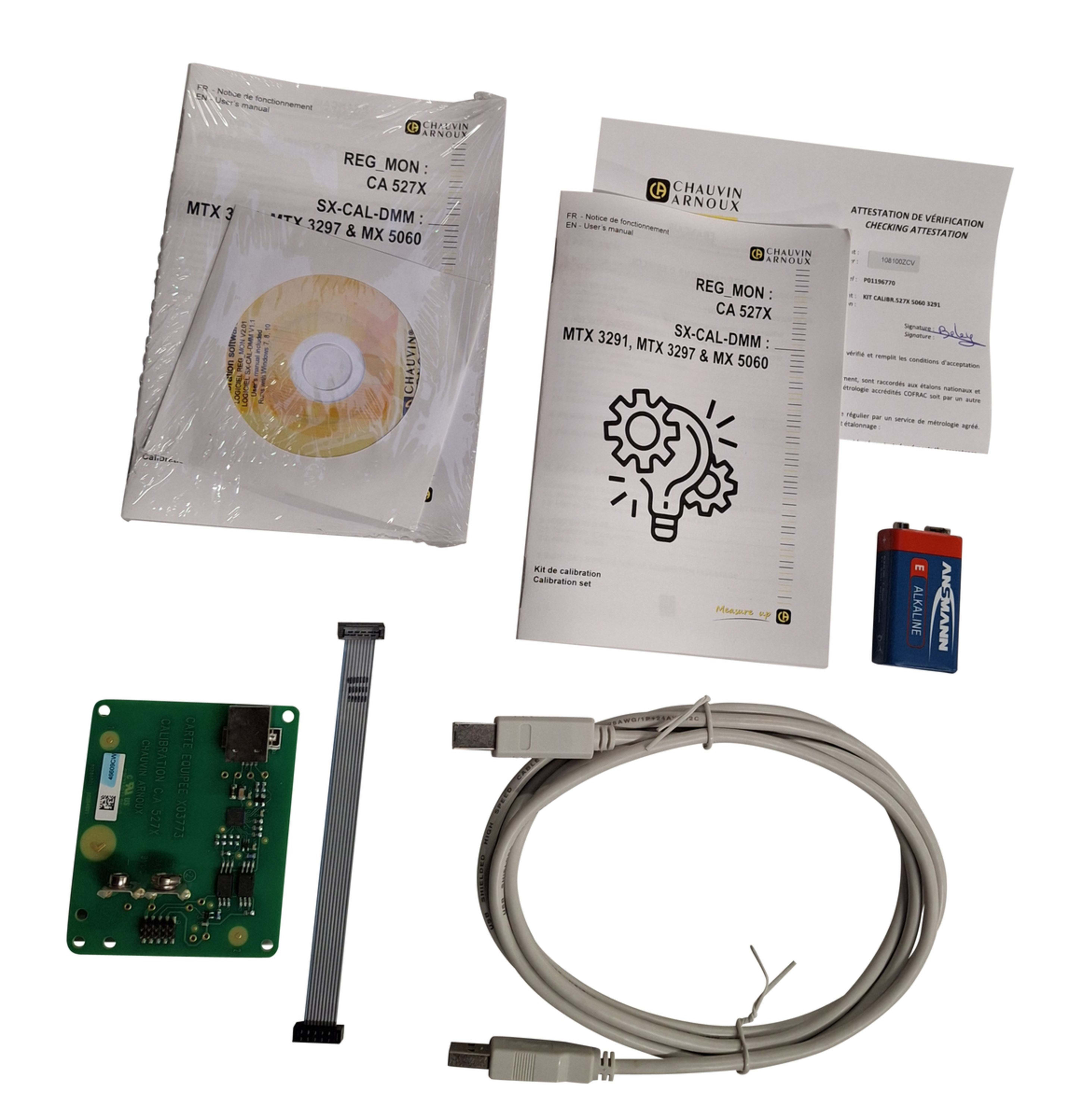 Chauvin-Arnoux - Kit calibration DMM CA MX CA527X MX5060 MTX3291