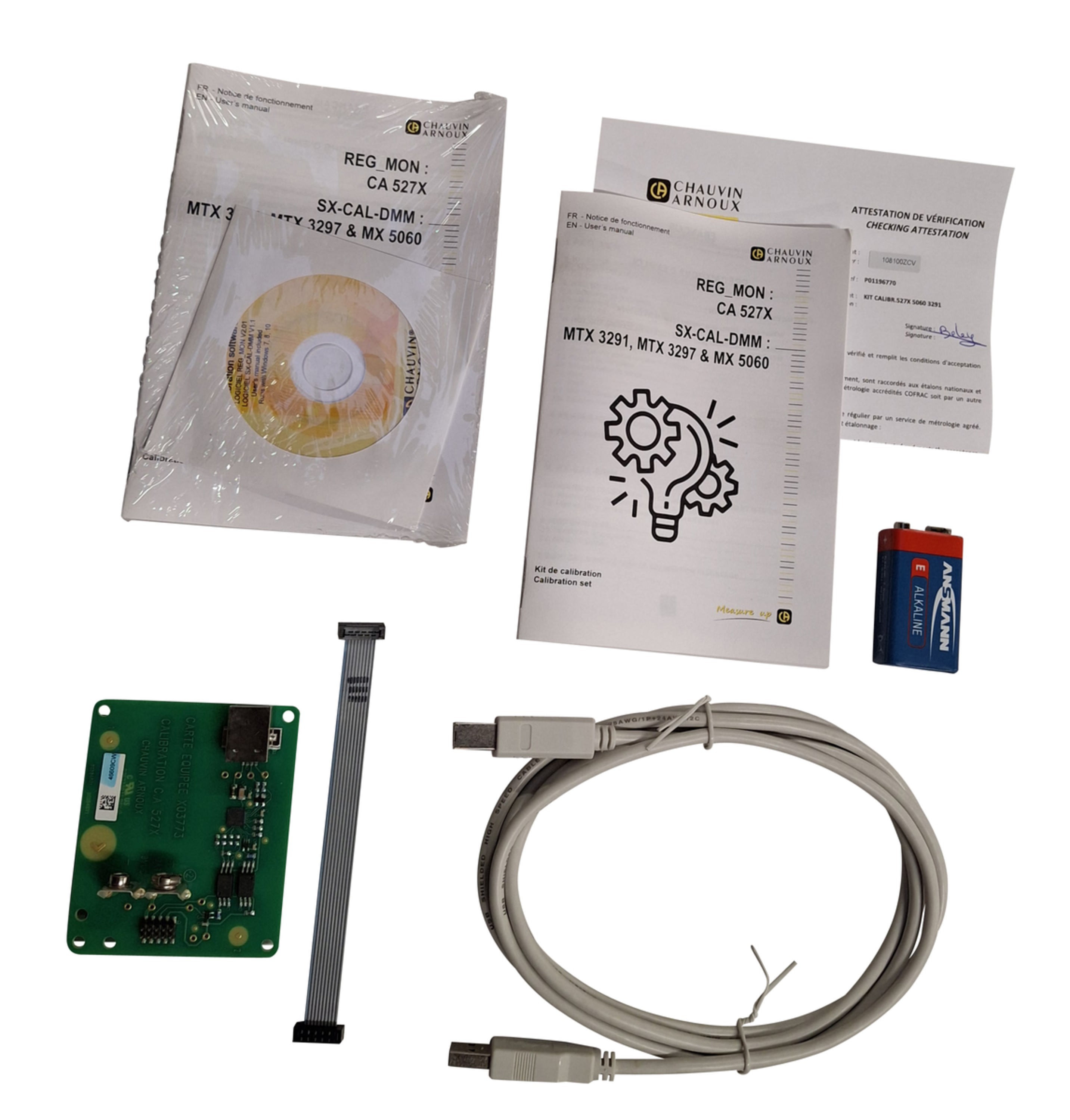 Chauvin-Arnoux - Kit calibration DMM CA MX CA527X MX5060 MTX3291