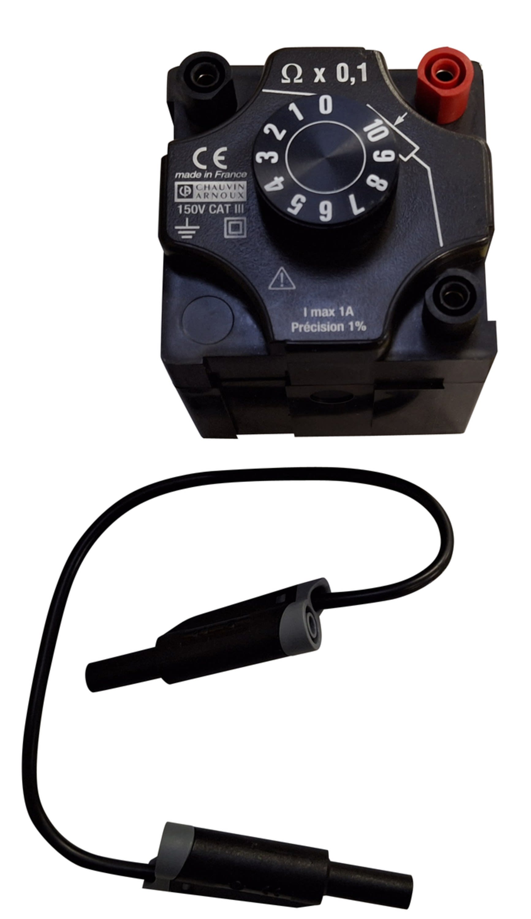 Chauvin-Arnoux - Boite à décade Résistance de 0,1 à 1 Ohm par pas de 0,1 Ohm