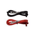 Chauvin-Arnoux - Jeu de 2 cordons PVC 1,5 m à reprise arrière