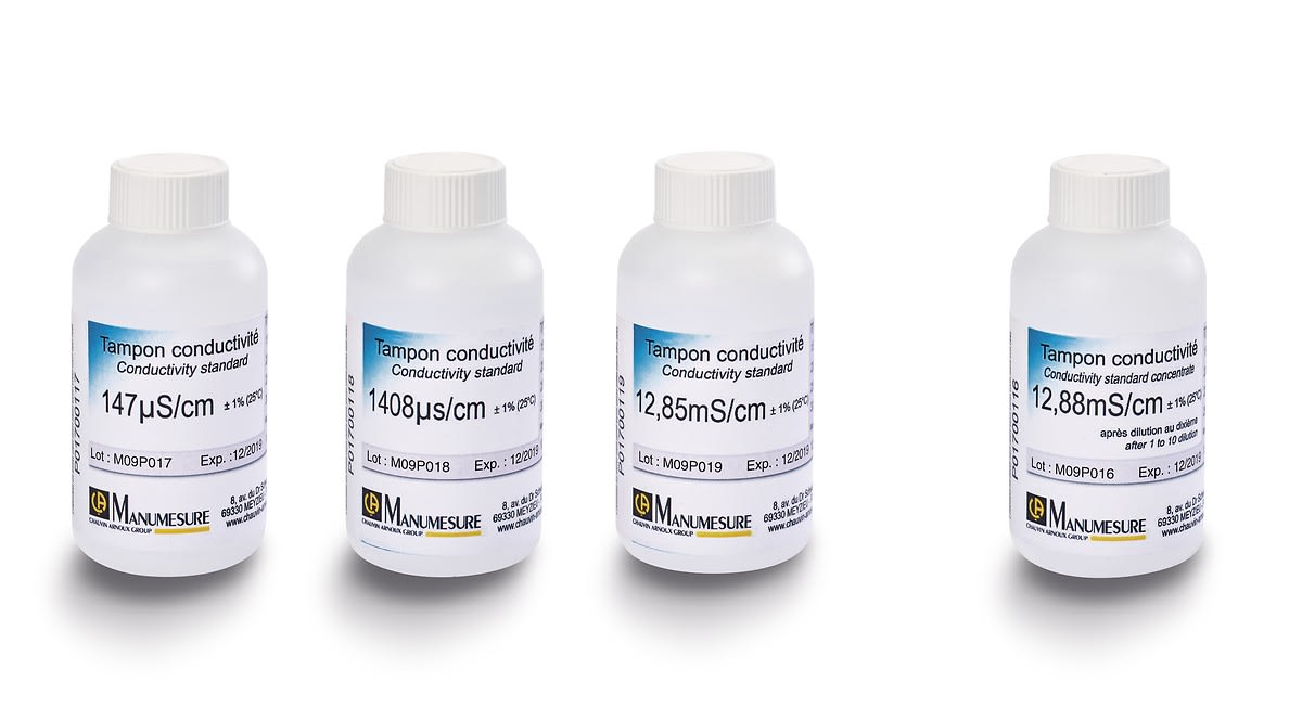 Chauvin-Arnoux - Tampon Conductivité 0,147 mS/cm flacon 125 ml