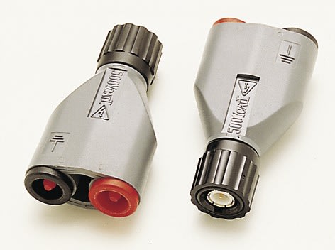 Chauvin-Arnoux - Adapt.BNC (mâle) / fiches mâles - diam 4mm X2 blister