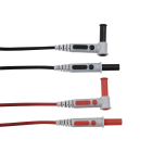 Chauvin-Arnoux - Cordon surmoulé Silic. 1,5 m DM4-CM4 Cat4 1kV RD/BK