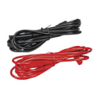 Chauvin-Arnoux - Jeu de 2 cordons (1 rouge/1 noir) PVC 3 m droit-coudé