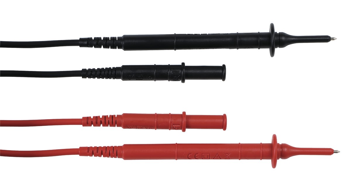 Chauvin-Arnoux - Cordons PVC à Pointe de touche 1.5m CAT4 1kV DM4 x2