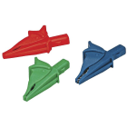 Chauvin Arnoux - Kit 3 Pinces Croco Rouge/Bleu/Vert