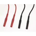 Chauvin-Arnoux - Cordons PVC 1,5m DM4-DM4 CAT4 600V Rouge - Noir