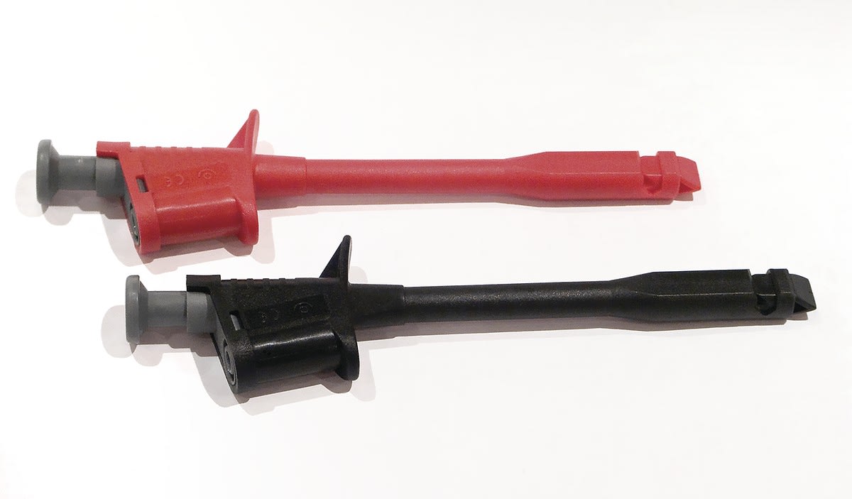 Chauvin-Arnoux - Jeu de deux pic-fils (un rouge et un noir)