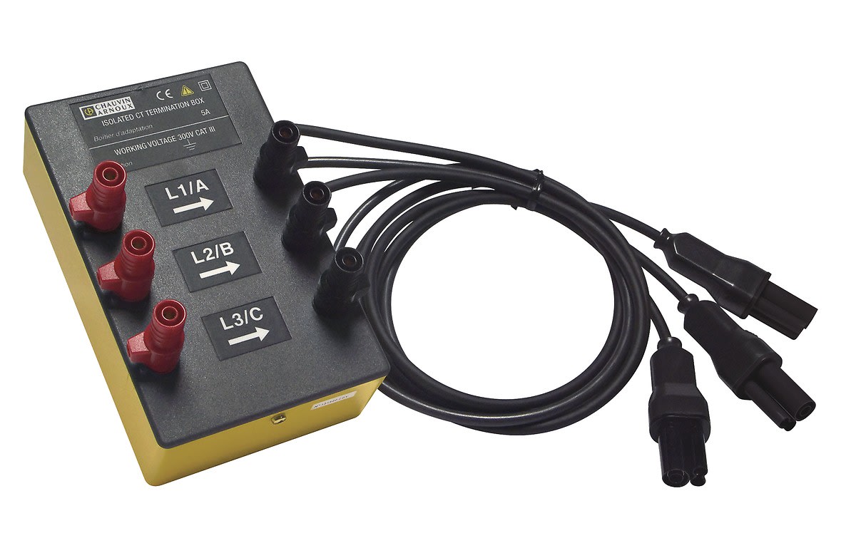 Chauvin-Arnoux - Boîtier adaptateur mesure 5 A pour CA833x