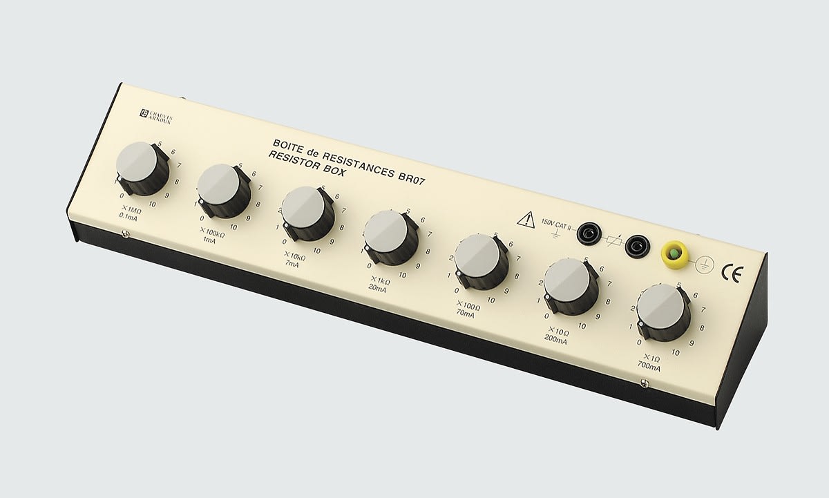 Chauvin-Arnoux - Boite à 7 décades Résistances de 1OHm à 10 MOhm