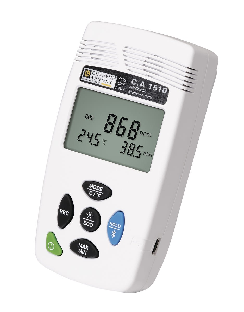 Chauvin-Arnoux - CA 1510 Mesure CO2/T°/RH enregistreur blanc