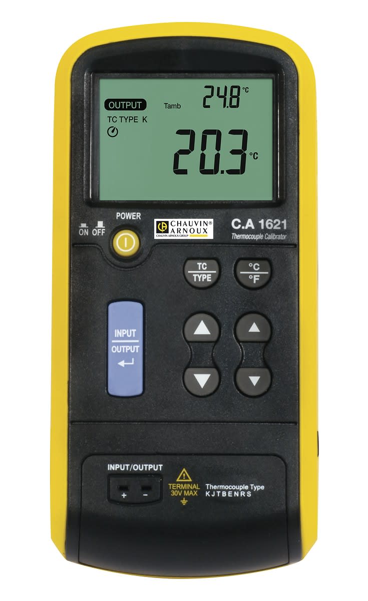 Chauvin-Arnoux - CA 1621 Calibrateur Température Thermocouple .