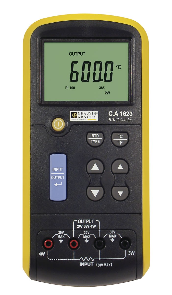 Chauvin-Arnoux - Calibrateur portable de température pour sondes résistives