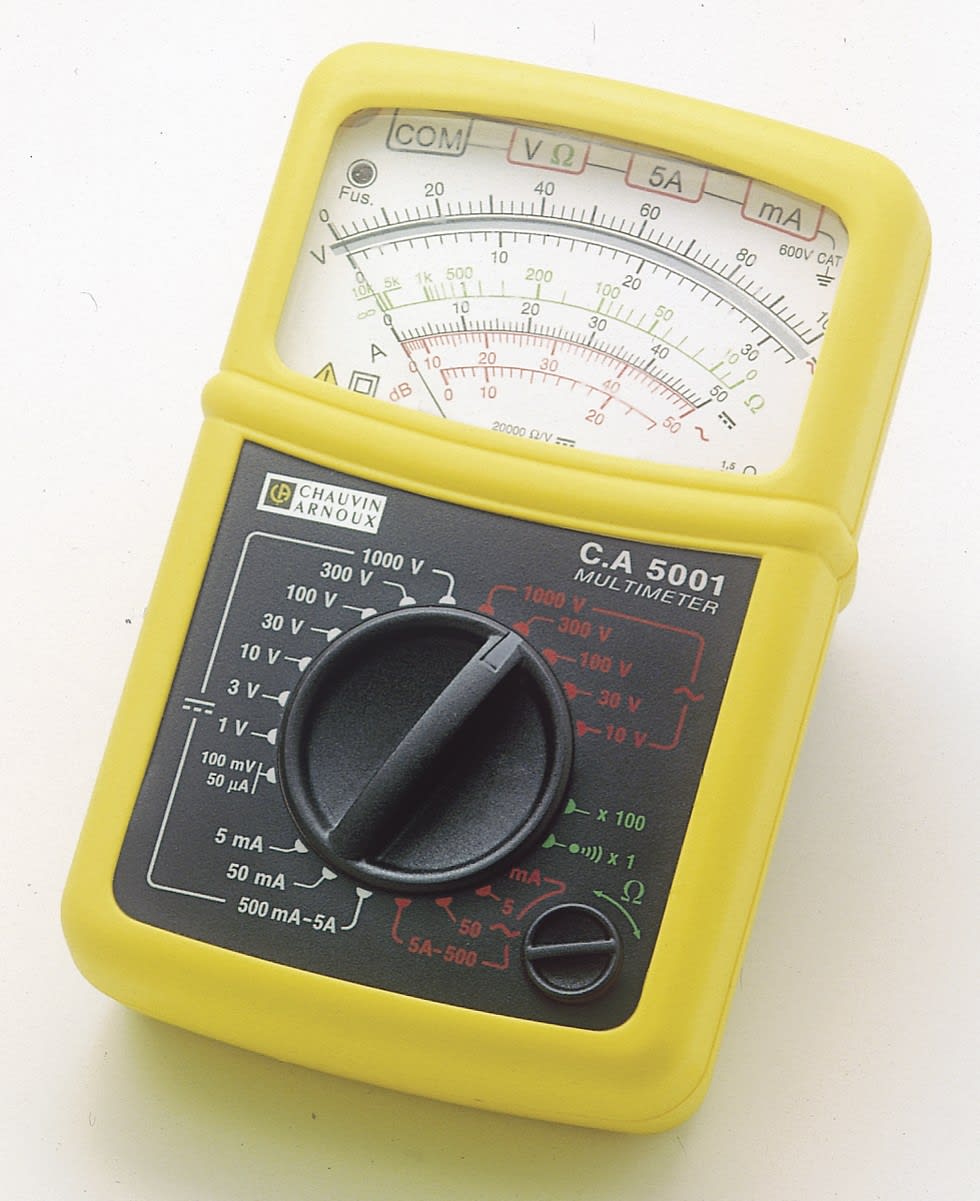 Chauvin-Arnoux - CA 5001 multimètre analogique professionnel garantie 3 ans