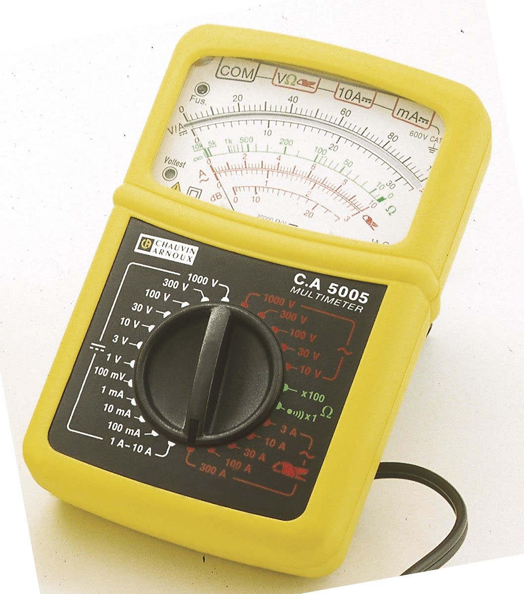 Chauvin-Arnoux - CA 5005 multimètre analogique livré avec pince MN89