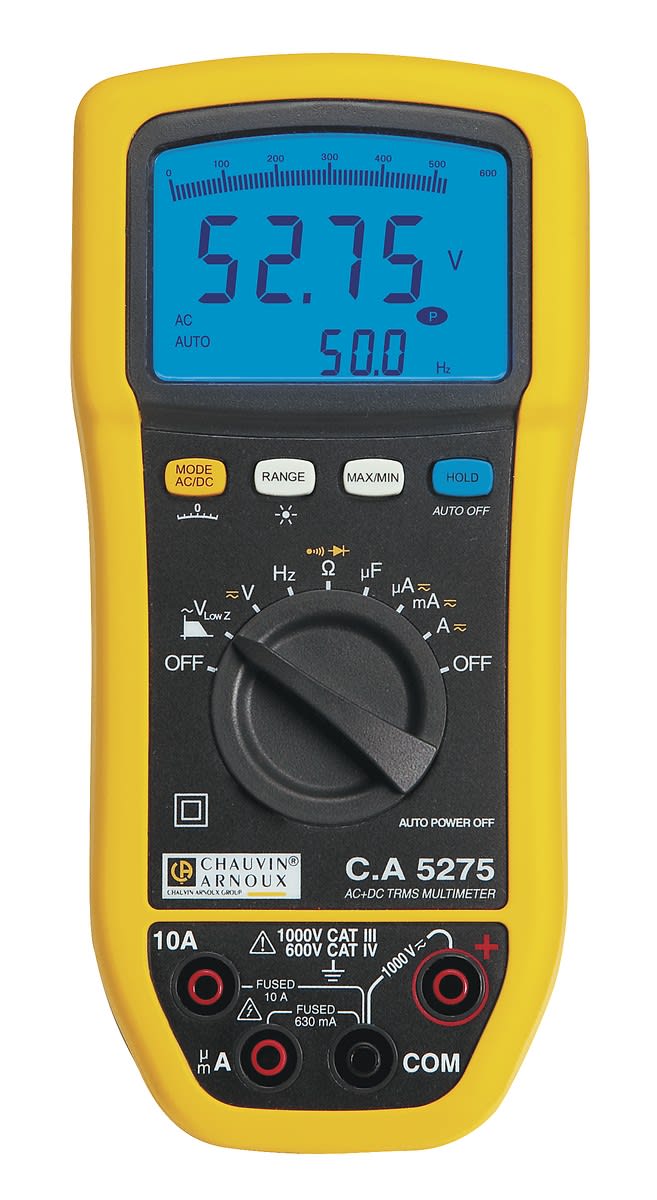 Chauvin-Arnoux - CA 5275 multimètre numérique 6000 points TRMS