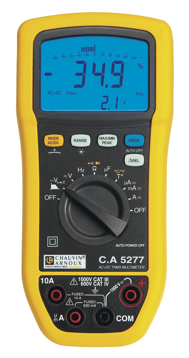 Chauvin-Arnoux - CA 5277 multimètre numérique 6000 points TRMS
