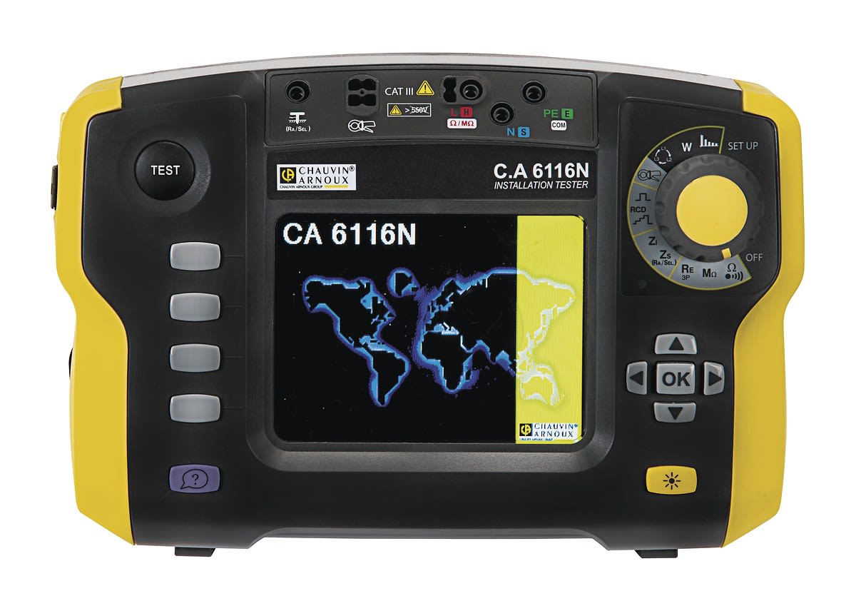 Chauvin-Arnoux - CA 6116N Contrôleur installation version EU