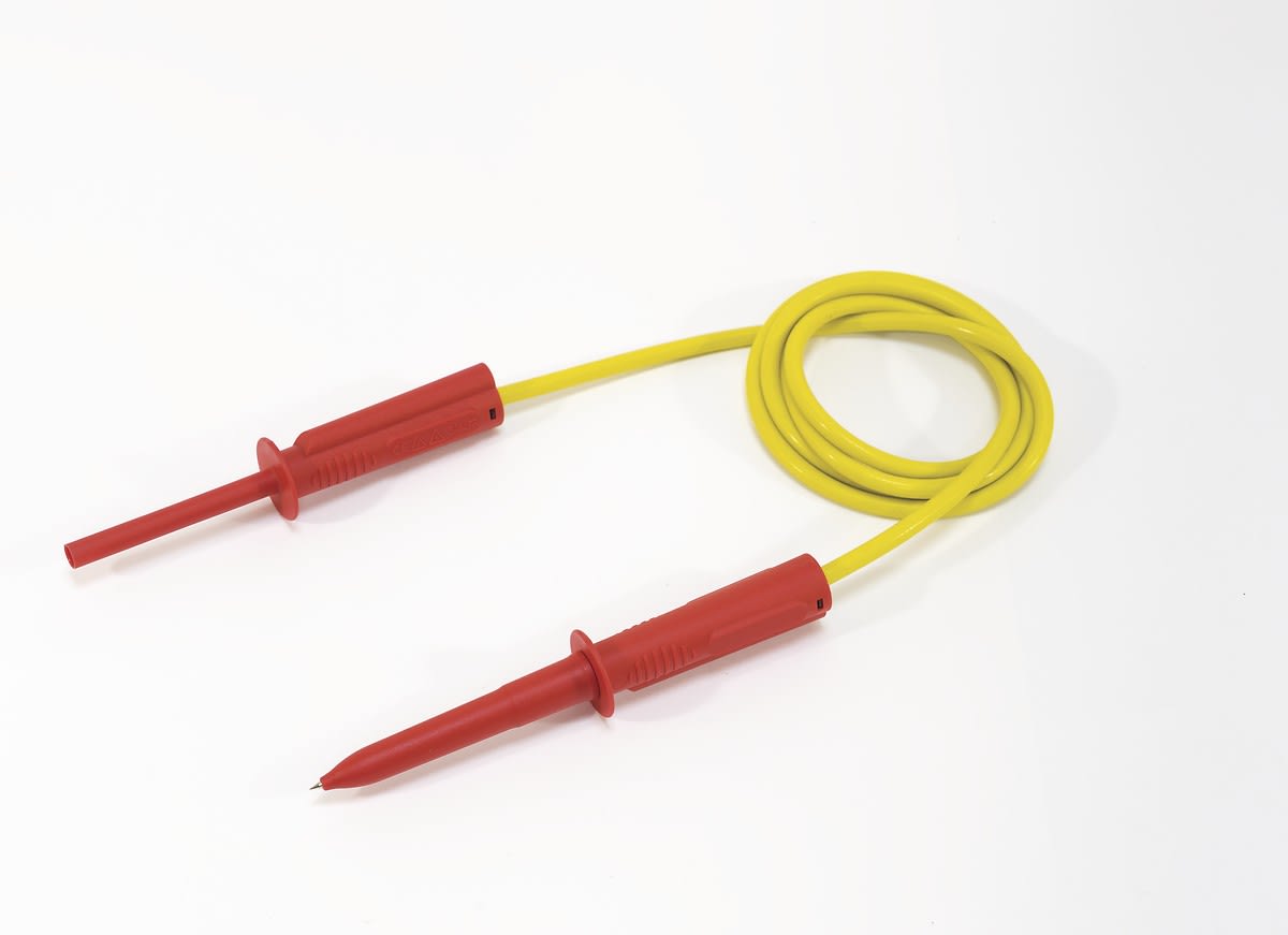 Chauvin-Arnoux - Jeu de 2 cordons haute tension pour contrôleur CA 6155