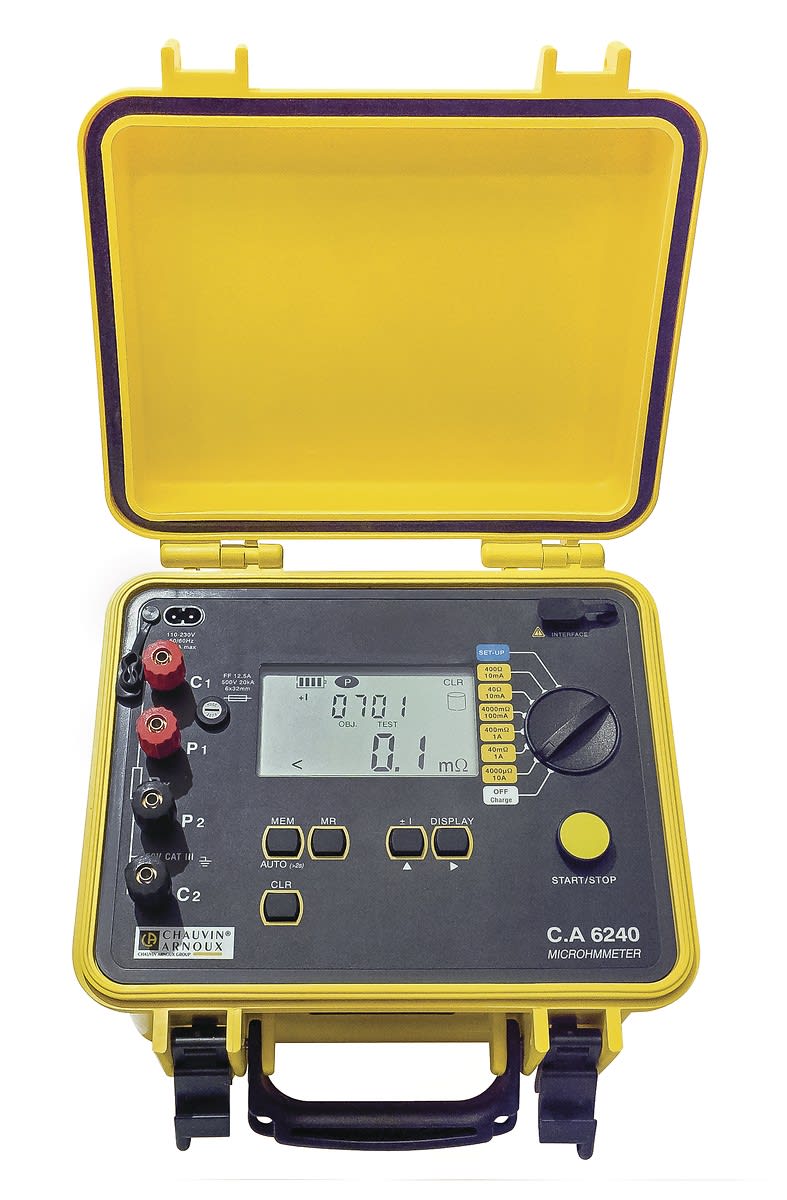 Chauvin-Arnoux - CA 6240 Micro-ohmmètre 10 ampères 1 micro-ohm